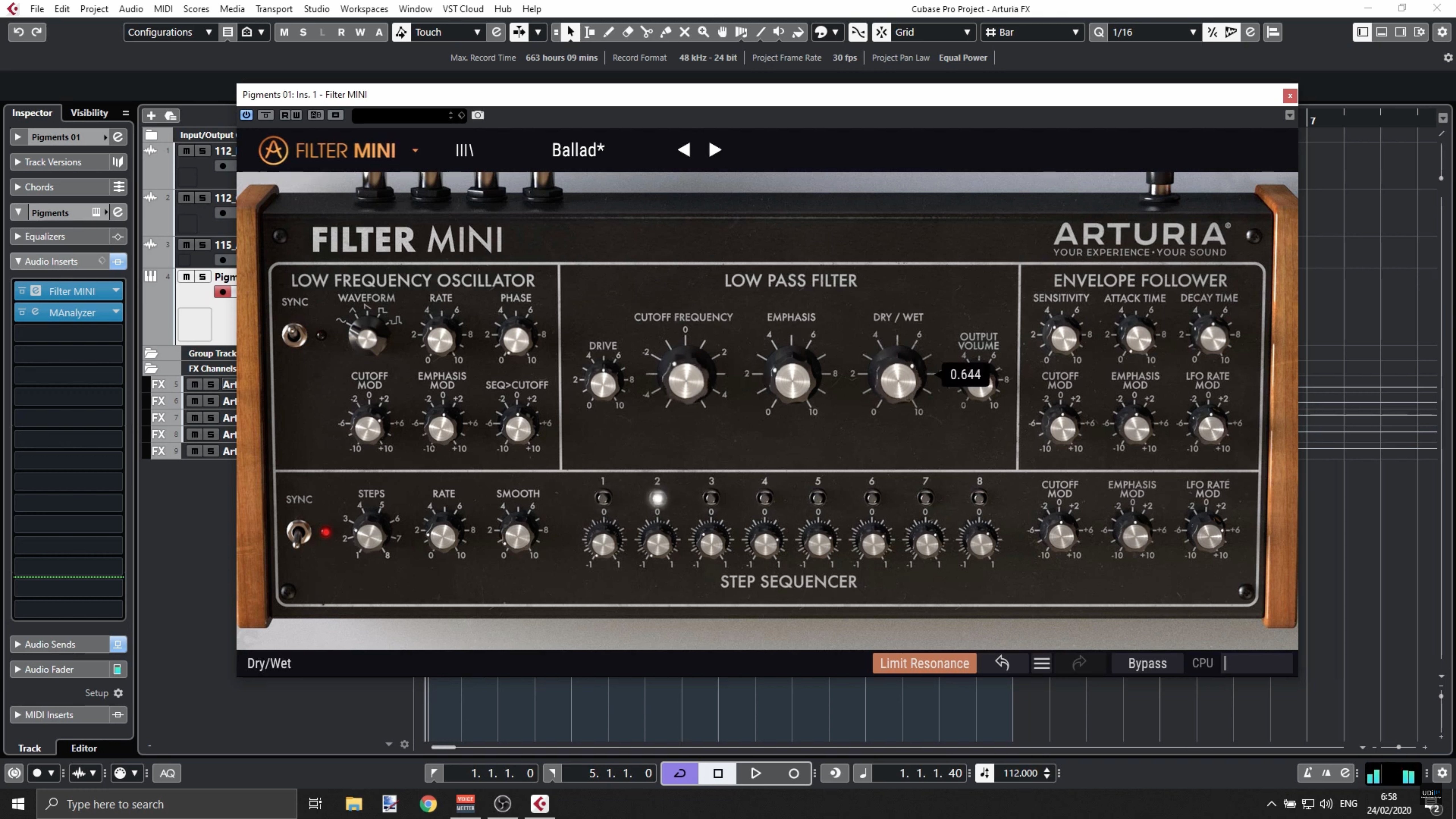 Arturia Filter Mini